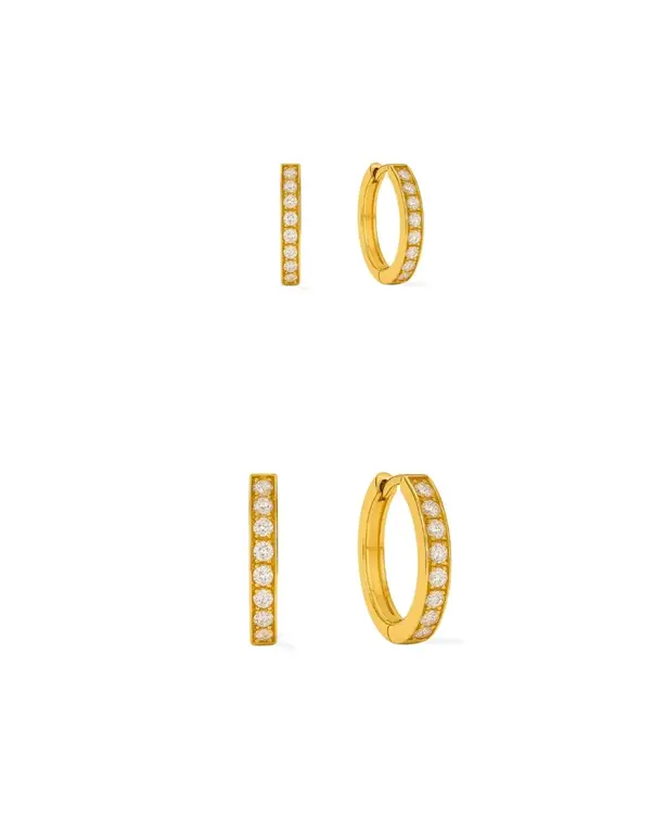 SUNNY SUNDAY BOUCLES D'OREILLES ÉTERNELLES - OR