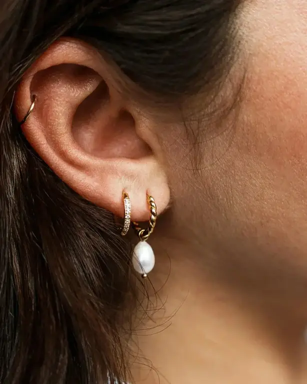 SUNNY SUNDAY BOUCLES D'OREILLES ÉTERNELLES - OR