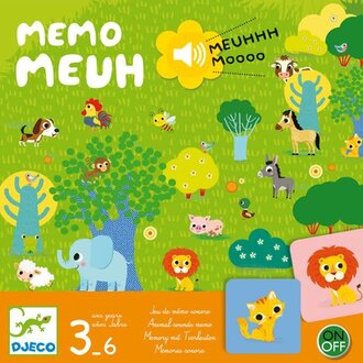 DJECO JEU DE MÉMOIRE - MÉMO MEUH