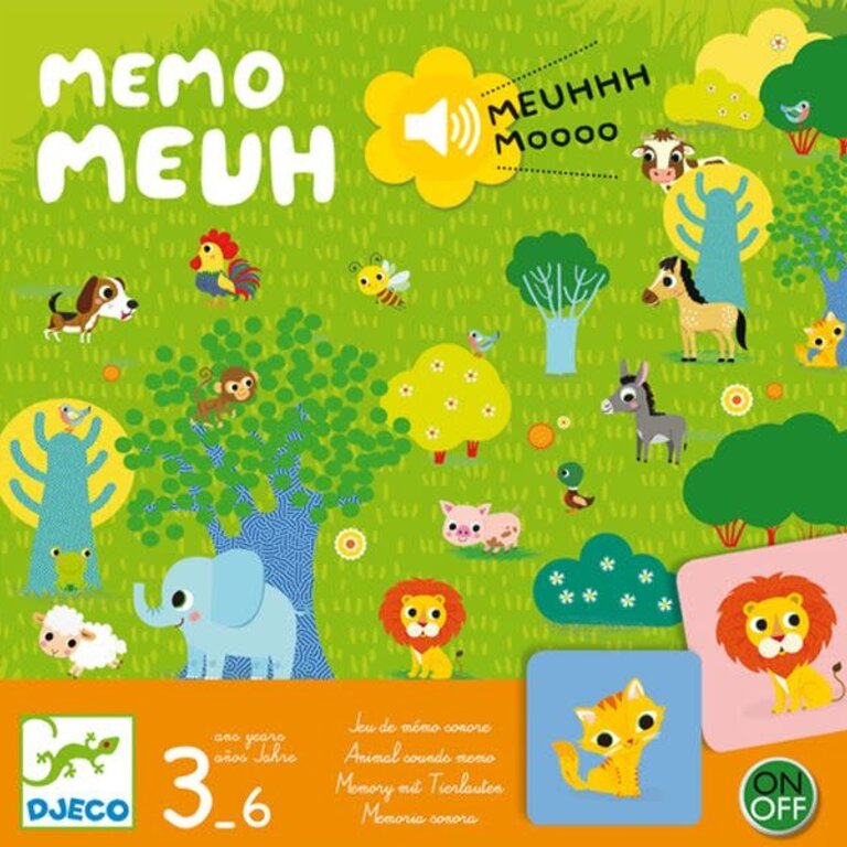 DJECO JEU DE MÉMOIRE - MÉMO MEUH