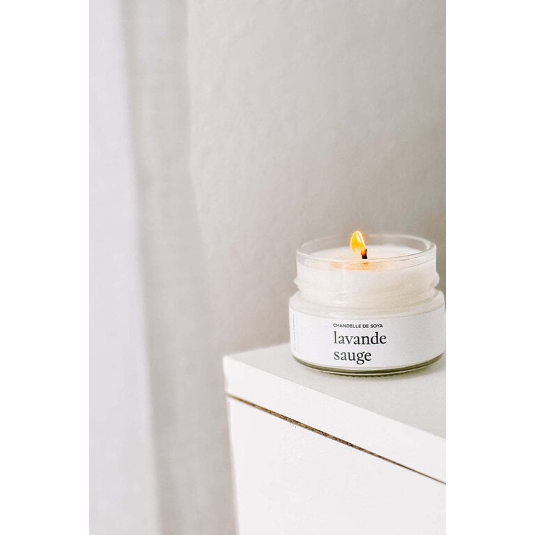 MARÉE CHANDELLE SOY CANDLE - LAVENDER AND SAGE