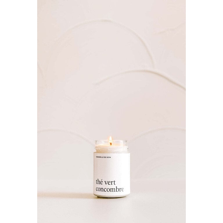 MARÉE CHANDELLE SOY CANDLE - GREEN TEA CUCUMBER