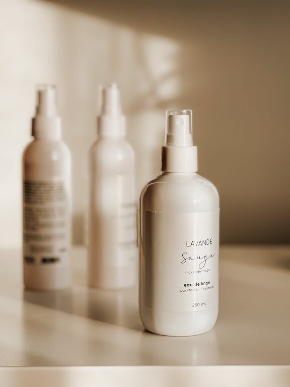 MARÉE CHANDELLE EAU DE LINGE - LAVANDE ET SAUGE