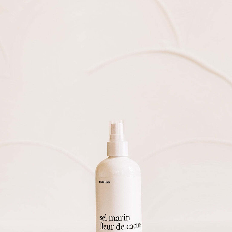 MARÉE CHANDELLE EAU DE LINGE - SEL MARIN FLEUR DE CACTUS