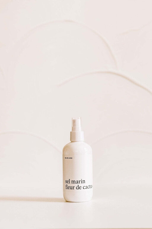 MARÉE CHANDELLE EAU DE LINGE - SEL MARIN FLEUR DE CACTUS