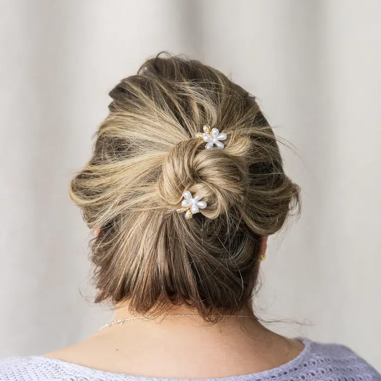 GIBOU ENSEMBLE DE 3 MINI PINCES - MARGUERITE