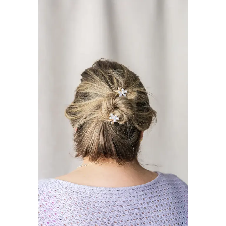 GIBOU ENSEMBLE DE 3 MINI PINCES - MARGUERITE