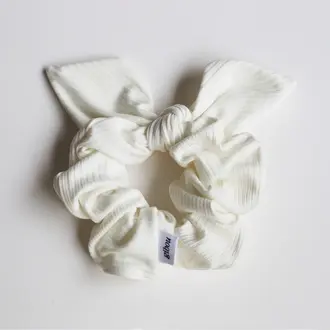 GIBOU CHOUCHOU BOUCLÉ EN BAMBOU - BLANC