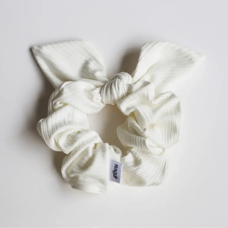 GIBOU CHOUCHOU BOUCLÉ EN BAMBOU - BLANC