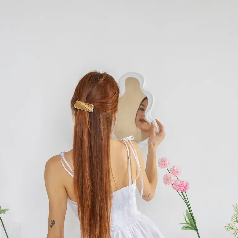 GIBOU BARRETTES À CHEVEUX MÉTALLIQUE LUDI - OR