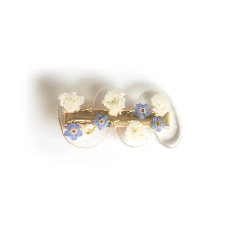 GIBOU WAVY CLIP WITH DRIED FLOWERS