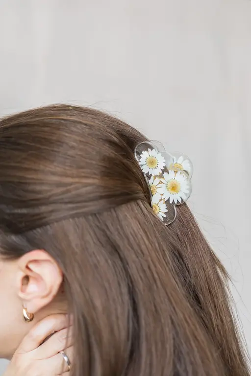 GIBOU PINCE À CHEVEUX NUAGE AVEC FLEURS SÉCHÉES - MARGUERITE