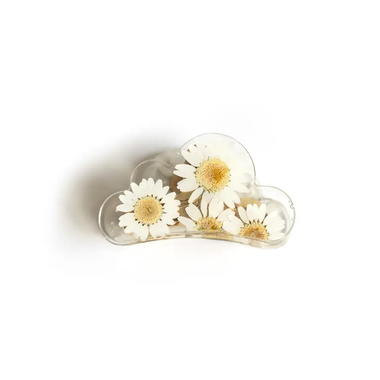 GIBOU PINCE À CHEVEUX NUAGE AVEC FLEURS SÉCHÉES - MARGUERITE