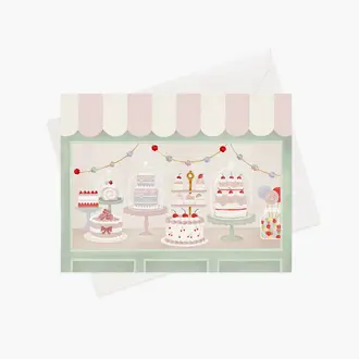 MARIE-LISE ILLUSTRATION CARTE DE SOUHAITS - VITRINE SUCRÉE