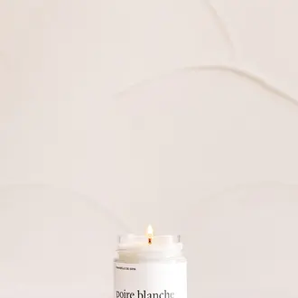 MARÉE CHANDELLE CHANDELLE DE SOYA - POIRE BLANCHE ET PAPAYE