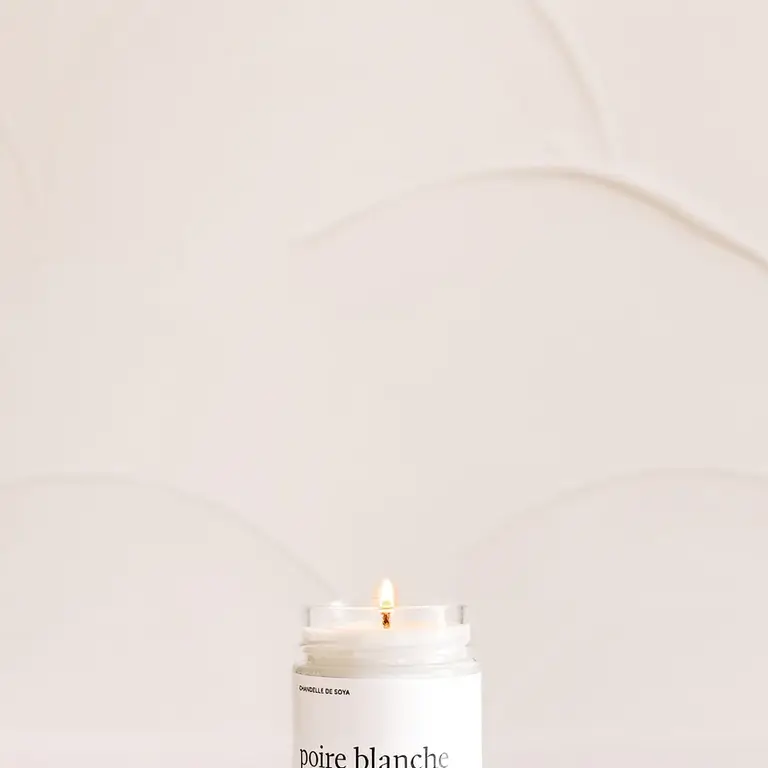 MARÉE CHANDELLE CHANDELLE DE SOYA - POIRE BLANCHE ET PAPAYE