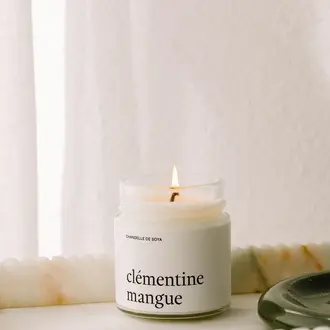MARÉE CHANDELLE CHANDELLE DE SOYA - CLÉMENTINE ET MANGUE