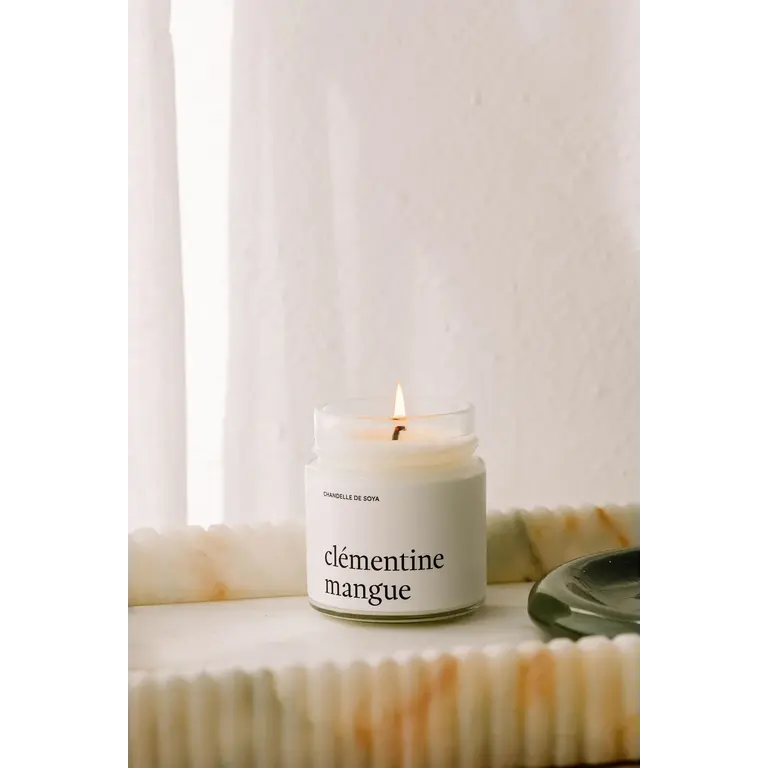 MARÉE CHANDELLE CHANDELLE DE SOYA - CLÉMENTINE ET MANGUE