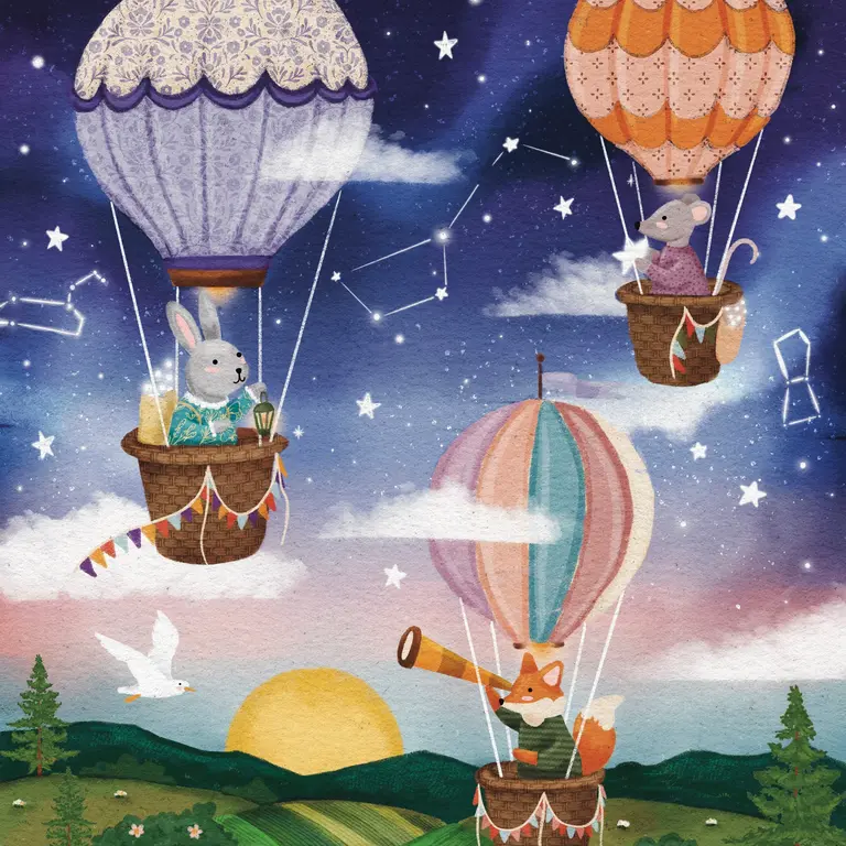 ONCE UPON A PUZZLE MINI PUZZLE 40 PCS - SKY HIGH FRIENDS