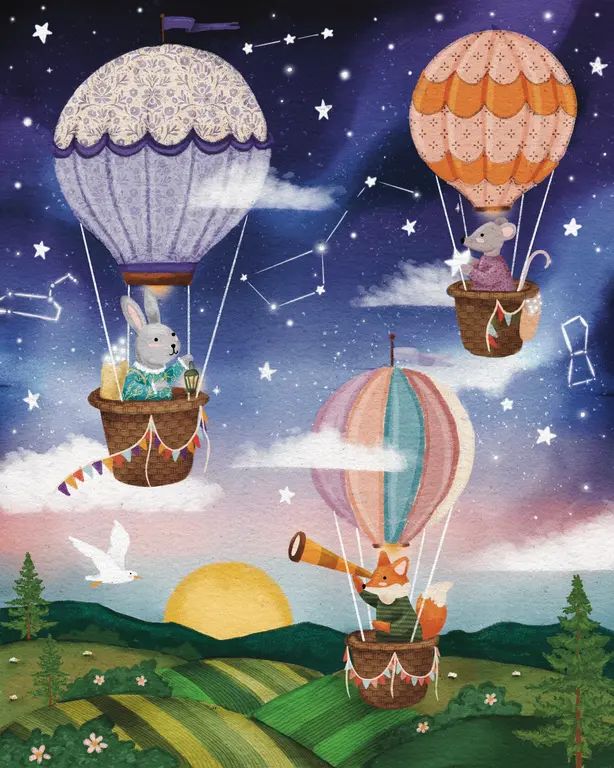 ONCE UPON A PUZZLE MINI PUZZLE 40 PCS - SKY HIGH FRIENDS