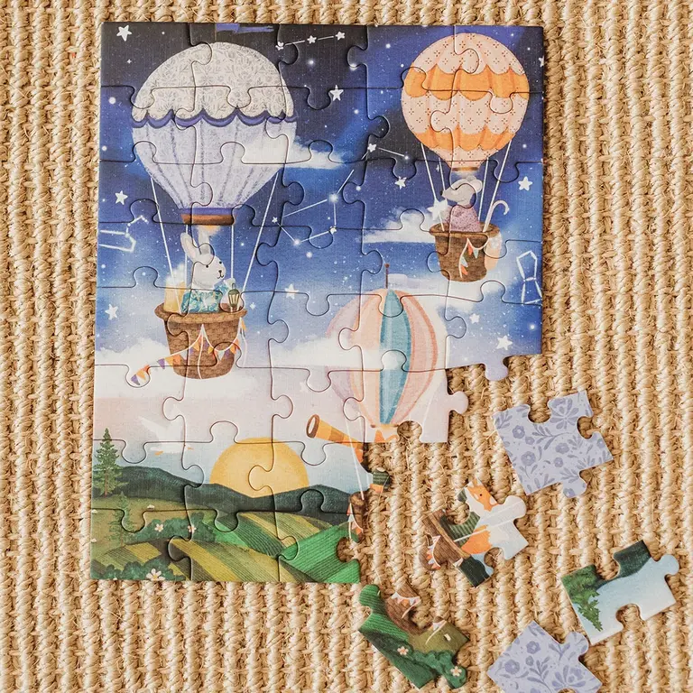 ONCE UPON A PUZZLE MINI PUZZLE 40 PCS - SKY HIGH FRIENDS