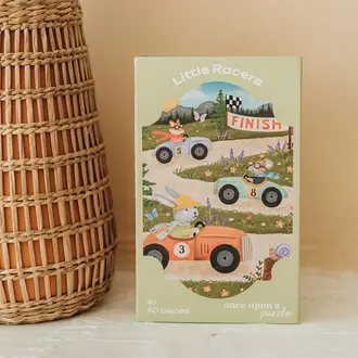 ONCE UPON A PUZZLE MINI PUZZLE 40 PCS - LITTLE RACERS