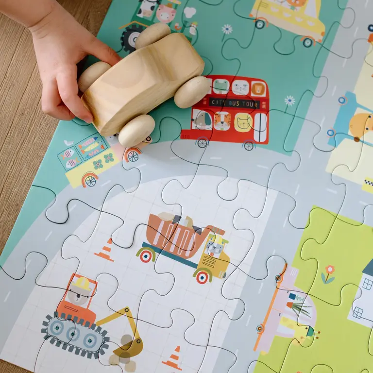 ONCE UPON A PUZZLE PUZZLE 48 PCS - UNE JOURNÉE SUR LE BOULEVARD ANIMÉ