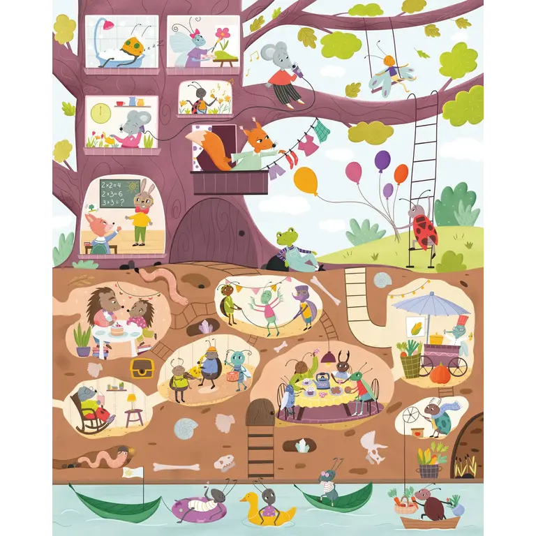 ONCE UPON A PUZZLE PUZZLE 200 PCS - SOUS LES BRANCHES