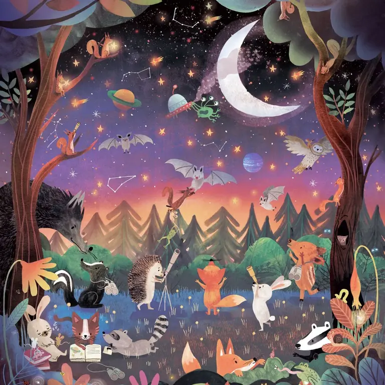 ONCE UPON A PUZZLE PUZZLE 300 PCS - SOTTISES SOUS LE CLAIR DE LUNE