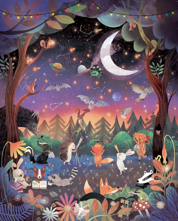 ONCE UPON A PUZZLE PUZZLE 300 PCS - SOTTISES SOUS LE CLAIR DE LUNE