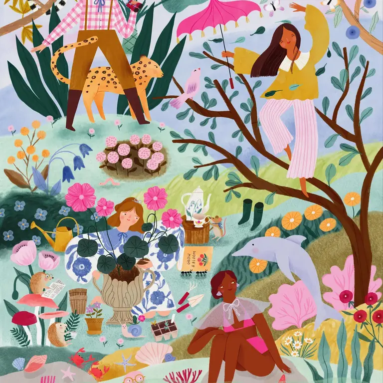 ONCE UPON A PUZZLE PUZZLE 500 PCS - MURMURES DU JARDIN