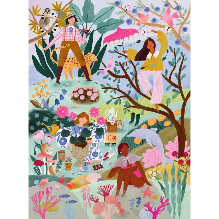 ONCE UPON A PUZZLE PUZZLE 500 PCS - MURMURES DU JARDIN