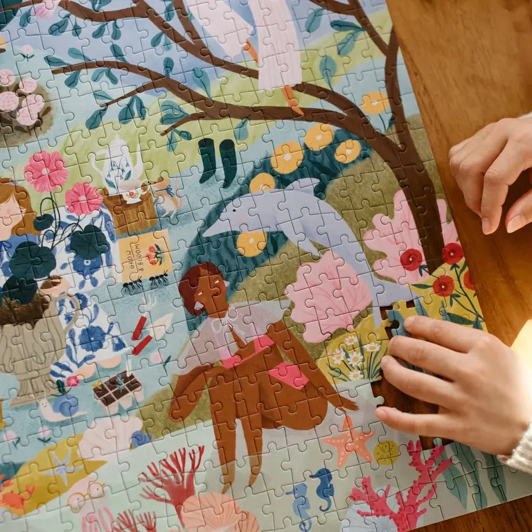 ONCE UPON A PUZZLE PUZZLE 500 PCS - MURMURES DU JARDIN