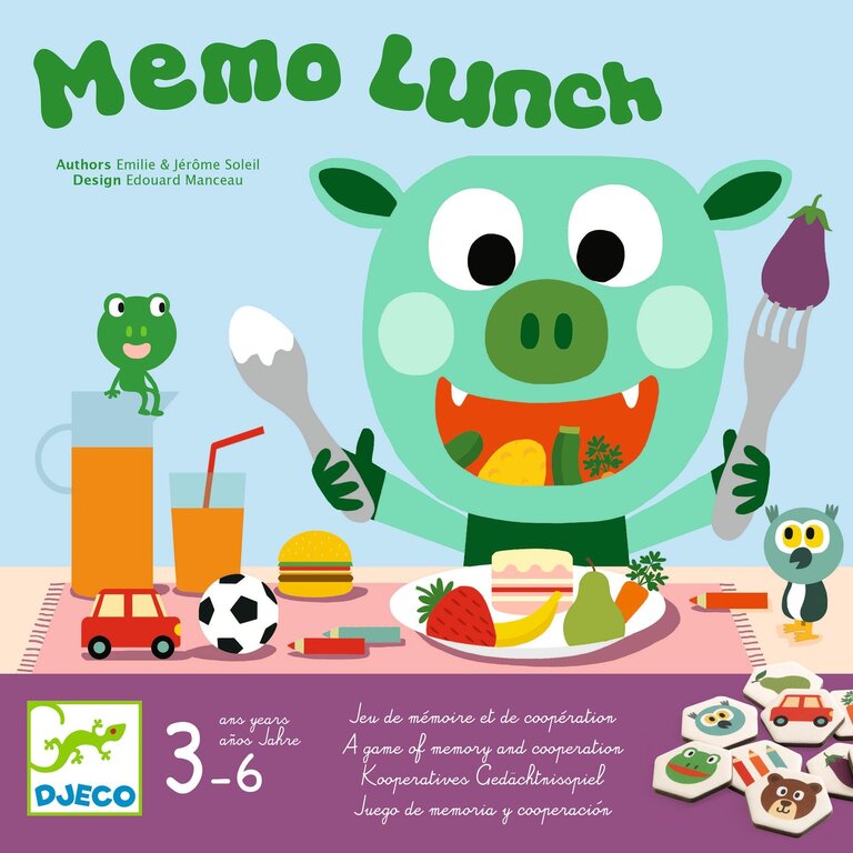 DJECO JEU DE MÉMOIRE - LUNCH