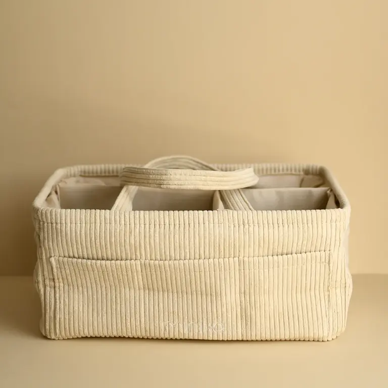 MINIKA PANIER ORGANISATEUR DE COUCHES - CREAM
