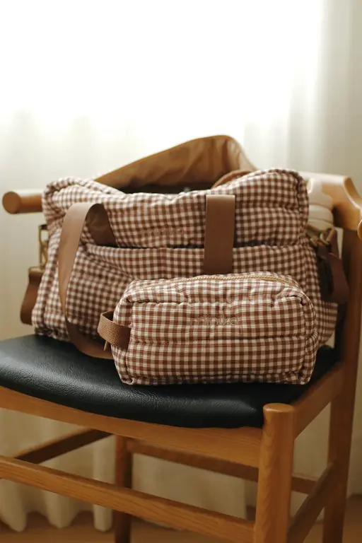 MINIKA POCHETTE - VICHY BRUN