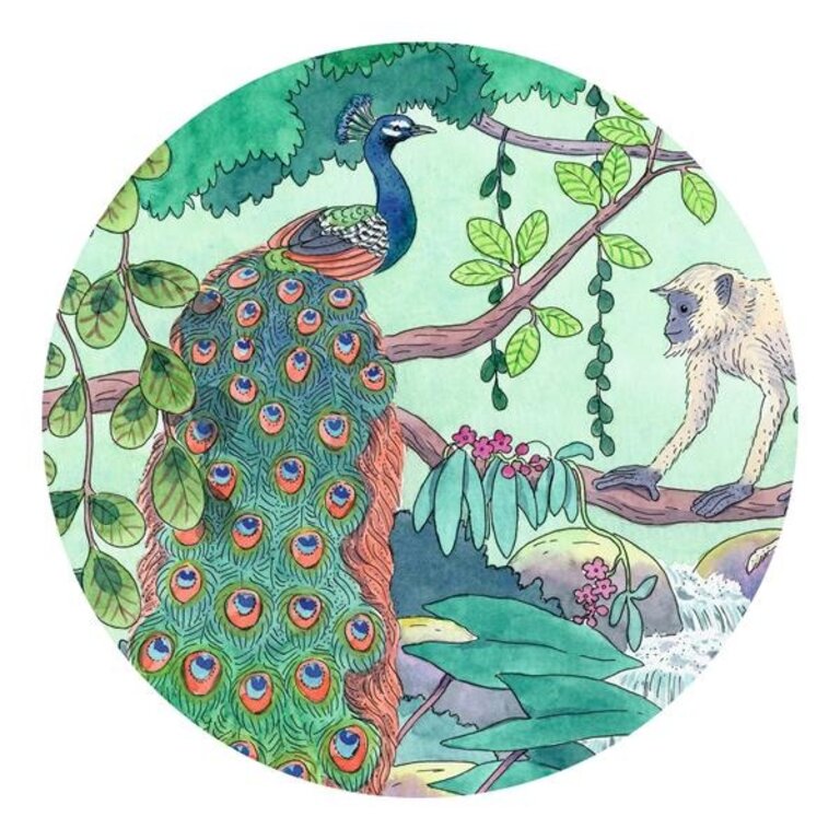 DJECO PUZZLE SILHOUETTE - JUNGLE INDIENNE 54 PCS
