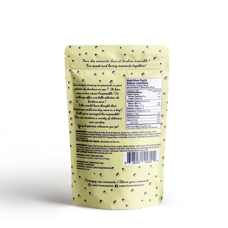 LA BOITE À BONBONS MÉLANGE SÛR 150g