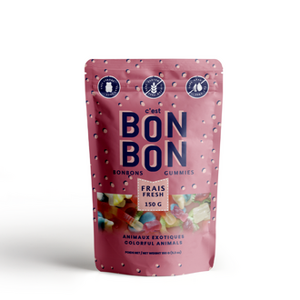 LA BOITE À BONBONS ANIMAUX EXOTIQUES 150g