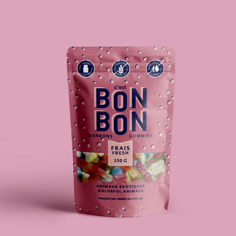 LA BOITE À BONBONS ANIMAUX EXOTIQUES 150g