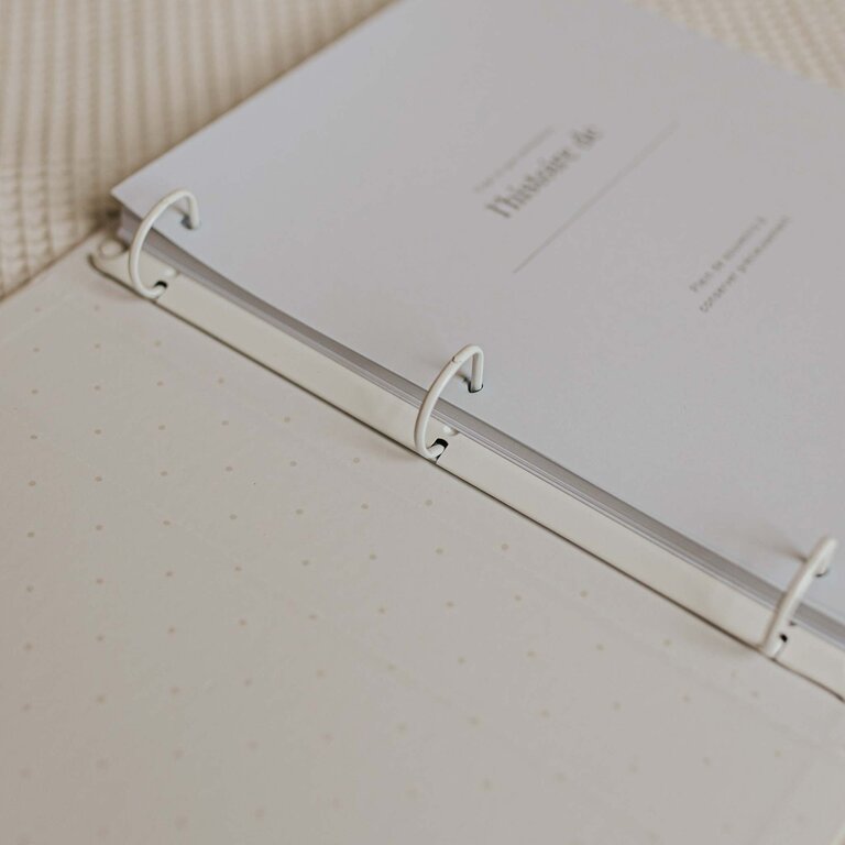 LE PETIT TABLEAU NOIR BABY BOOK - BEIGE STRIPE