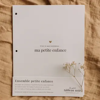 LE PETIT TABLEAU NOIR ENSEMBLE COMPLÉMENTAIRE - PETITE ENFANCE