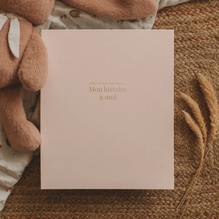 LE PETIT TABLEAU NOIR ALBUM DE NAISSANCE - ROSE