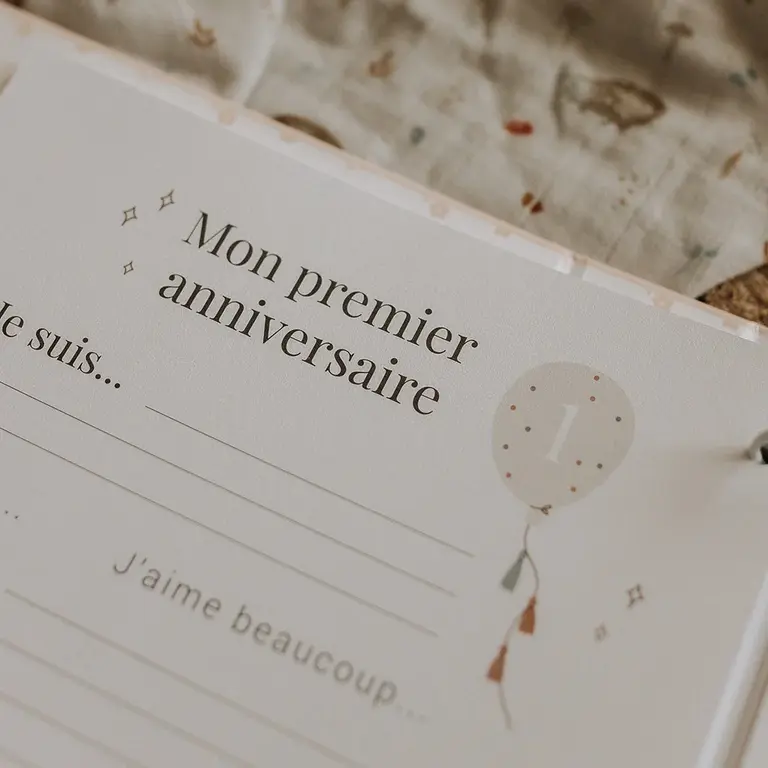 LE PETIT TABLEAU NOIR ALBUM DE NAISSANCE - ROSE