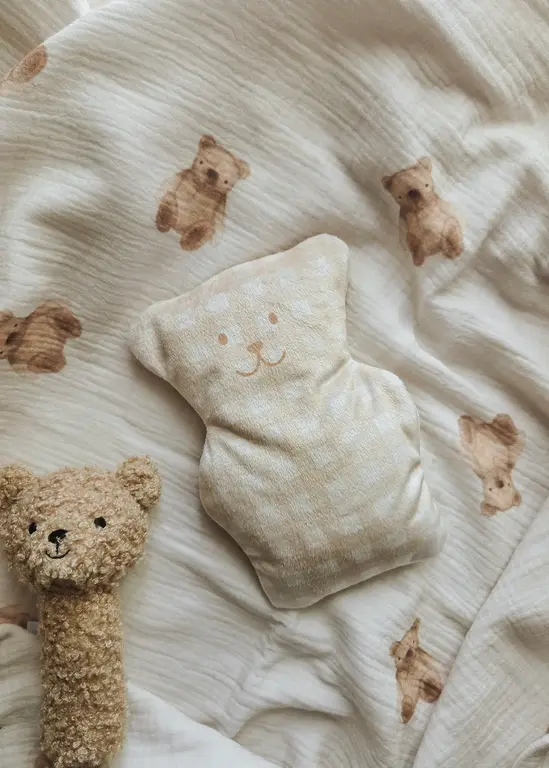 BÉKÉ BOBO PETIT OURSON THÉRAPEUTIQUE - BISCUIT