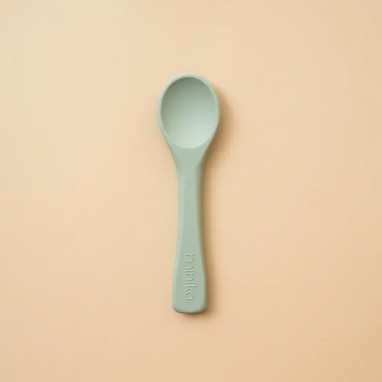 MINIKA CUILLÈRE EN SILICONE - SAUGE