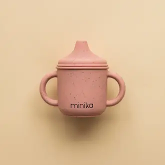 MINIKA VERRE À BEC EN SILICONE - SORBET
