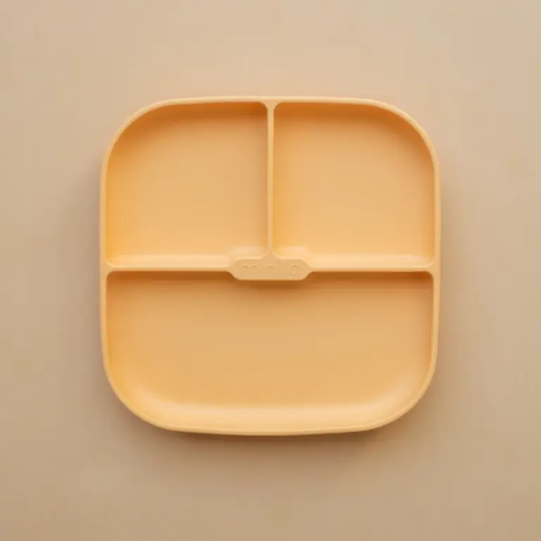 MINIKA ASSIETTE AVEC SUCCION EN SILICONE - SUNSET