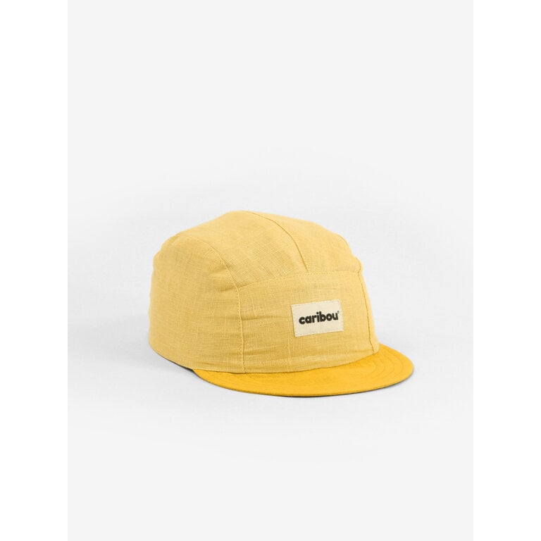 CARIBOU CASQUETTE EN LIN - DUO JAUNE