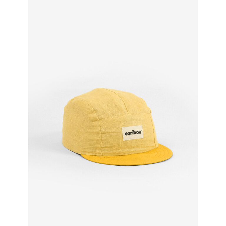 CARIBOU LINEN CAP - YELLOW DUO